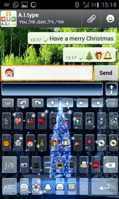 A.I.type Christmas 2012 Theme android App screenshot 0